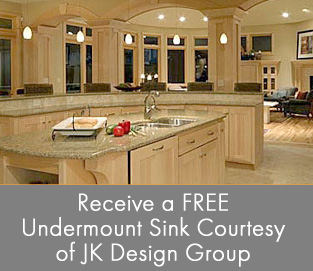 Receive a FREE Undermount Sink Courtesy of JK Design Group
